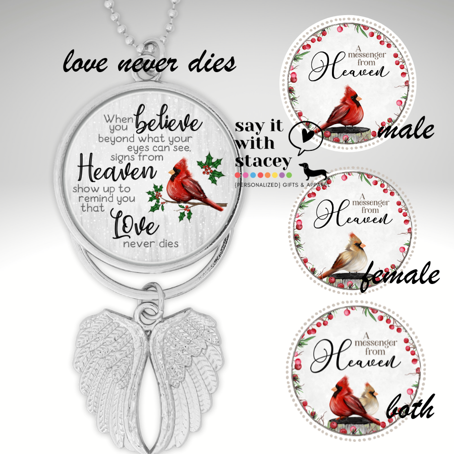 Cardinal Memory Pendants/Ornaments