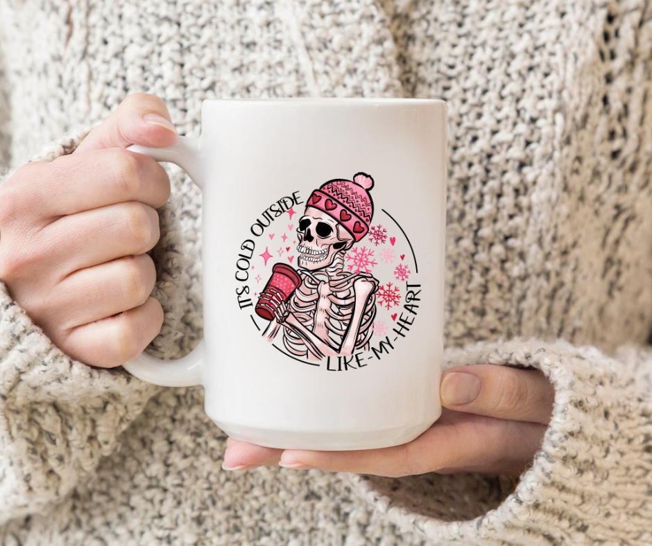 Cold Like My Heart - Mug + Crew Neck Sweater