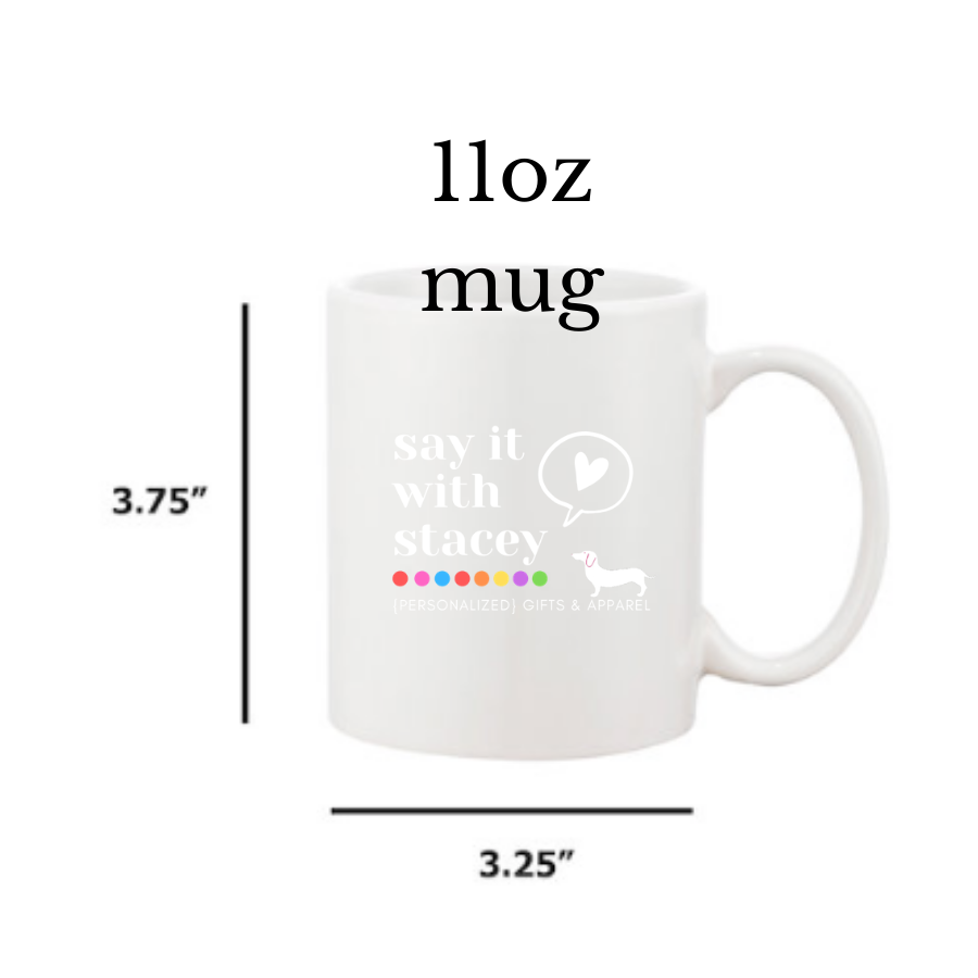 11oz Design your own mug