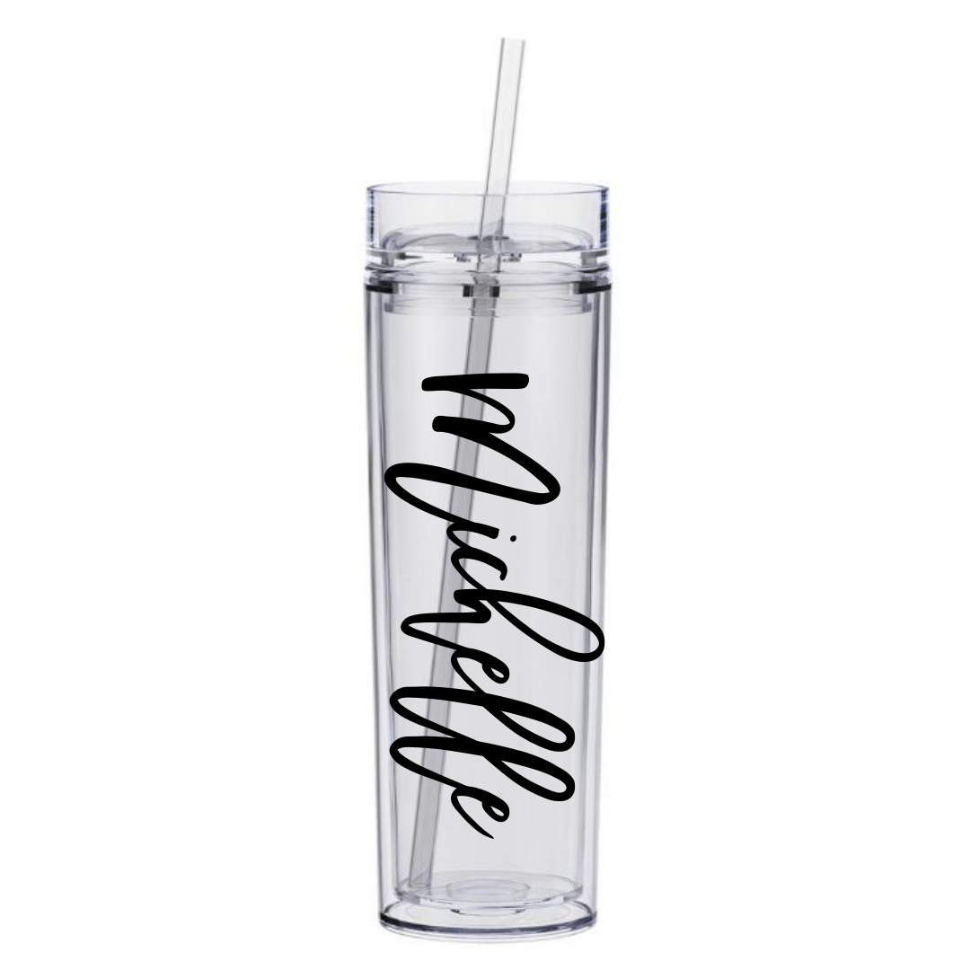 Skinny Tumbler - Acrylic, BPA Free