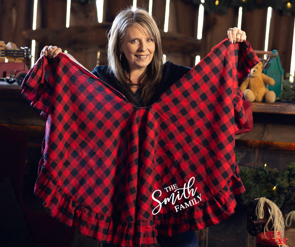 Plaid flannel shop tree skirt