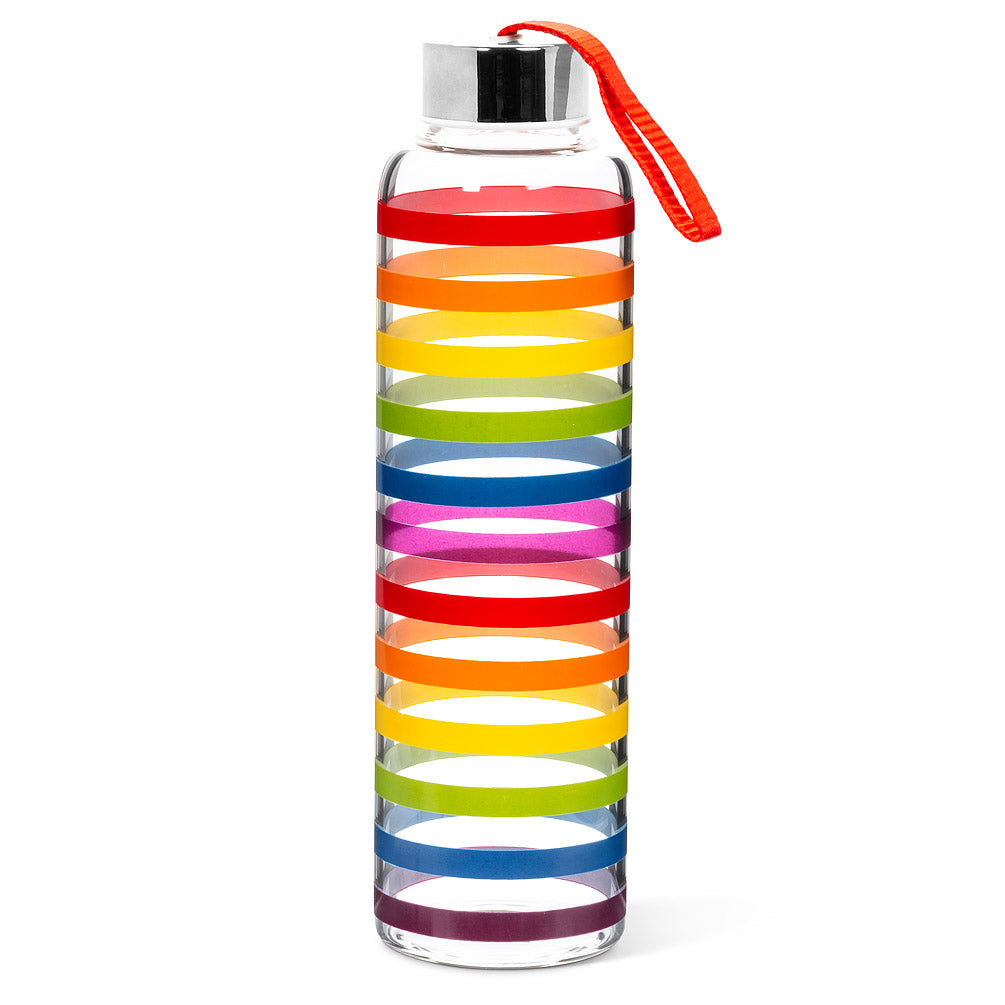 Rainbow Glass Bottle