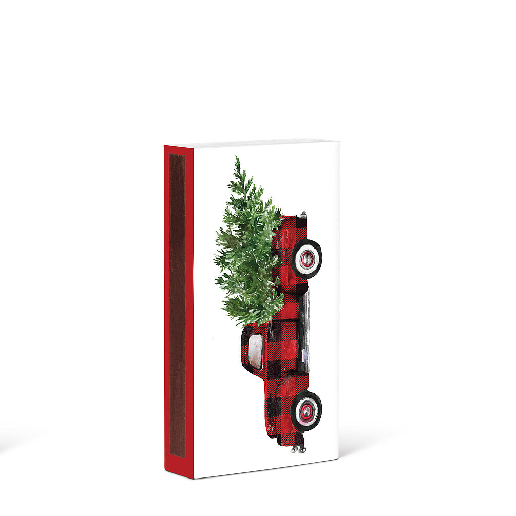 Vintage Red Christmas Truck Matches