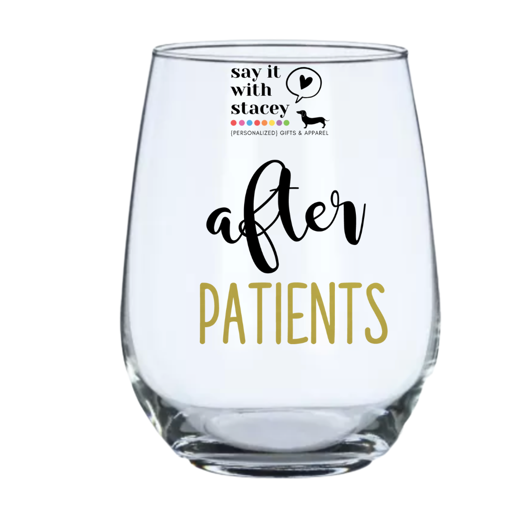 Before & After Patients Mug + Wine Glass Set