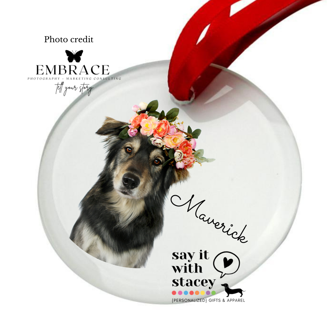 Glass Ornament - Custom