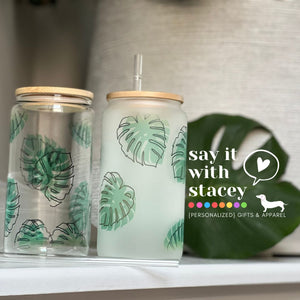 Monstera Glass Tumbler Collection
