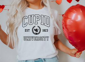 Cupid University White T- Shirt
