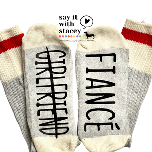 Girlfriend to Fiance Socks