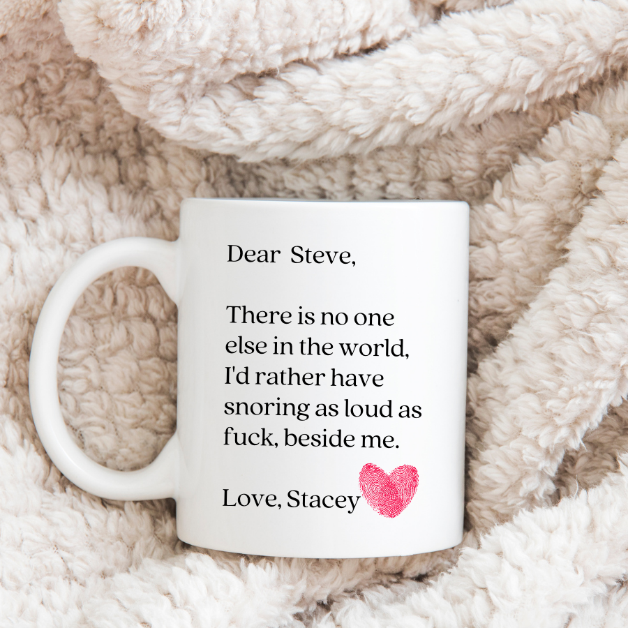 There is no one else I'd rather have snoring as long as f*ck....