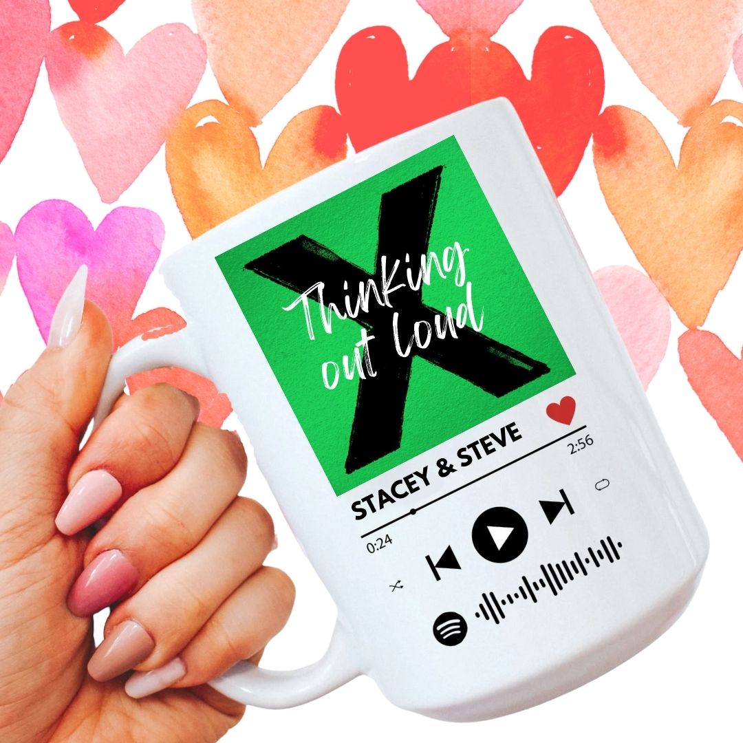 Love Song Mug. - Design your own Mug with Your Favourite Song