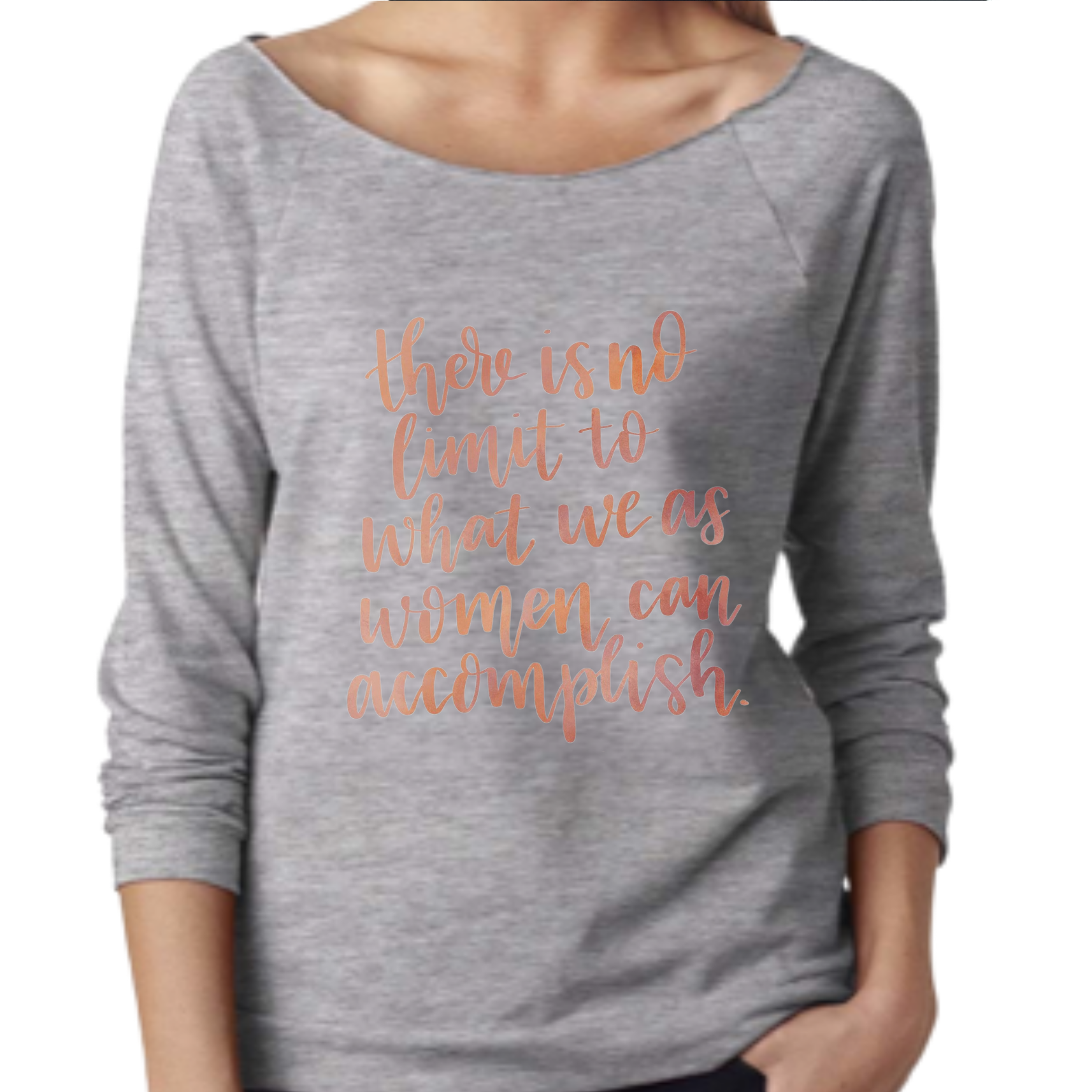 There's no limit... slouchy sweater