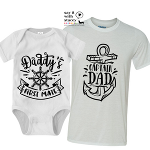 Father's Day Baby + Daddy Shirt Sets
