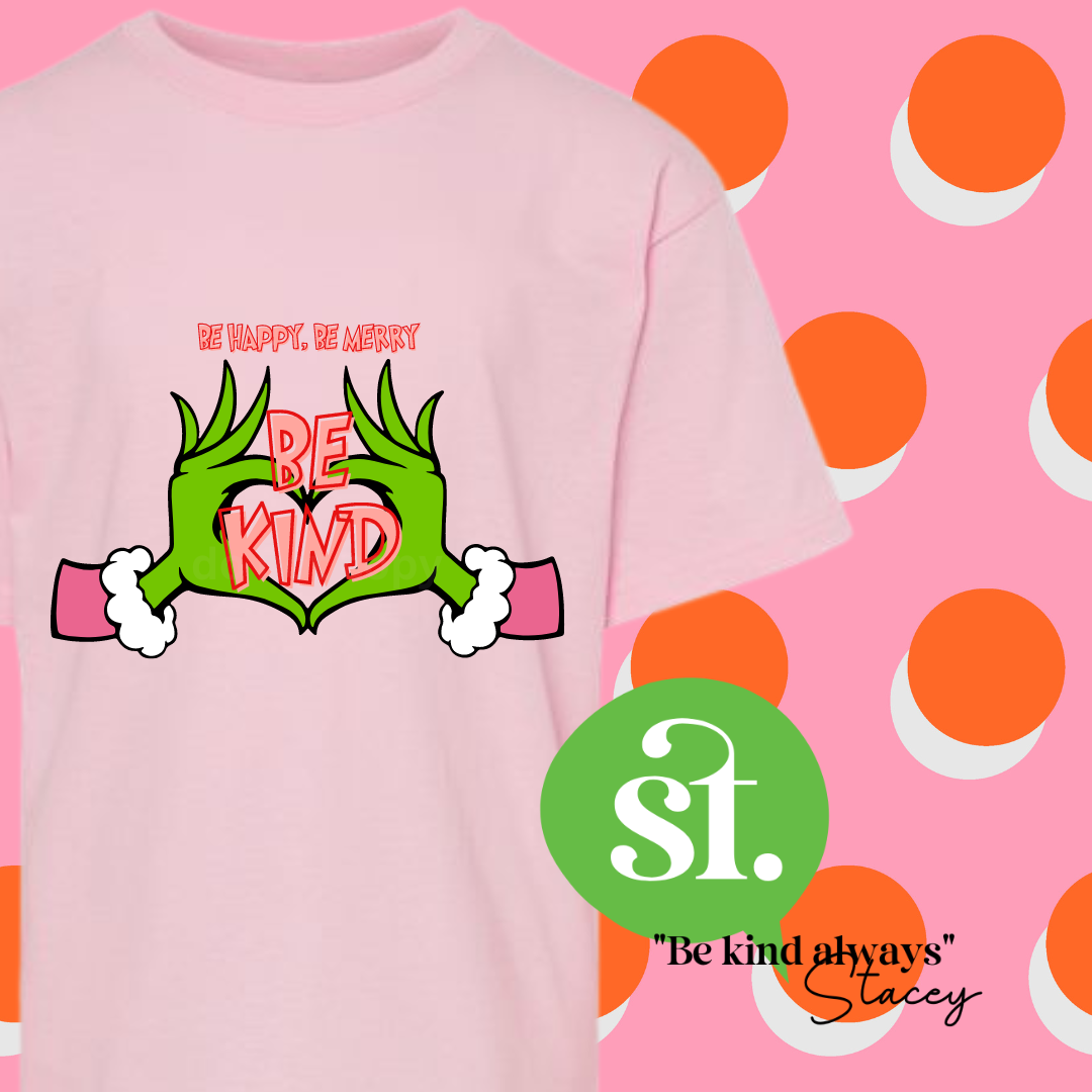 PINK SHIRT DAY | GRINCH HANDS - YOUTH