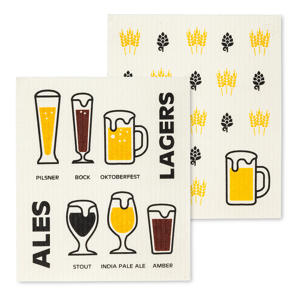 Beer Dishcloths (Set of 2)