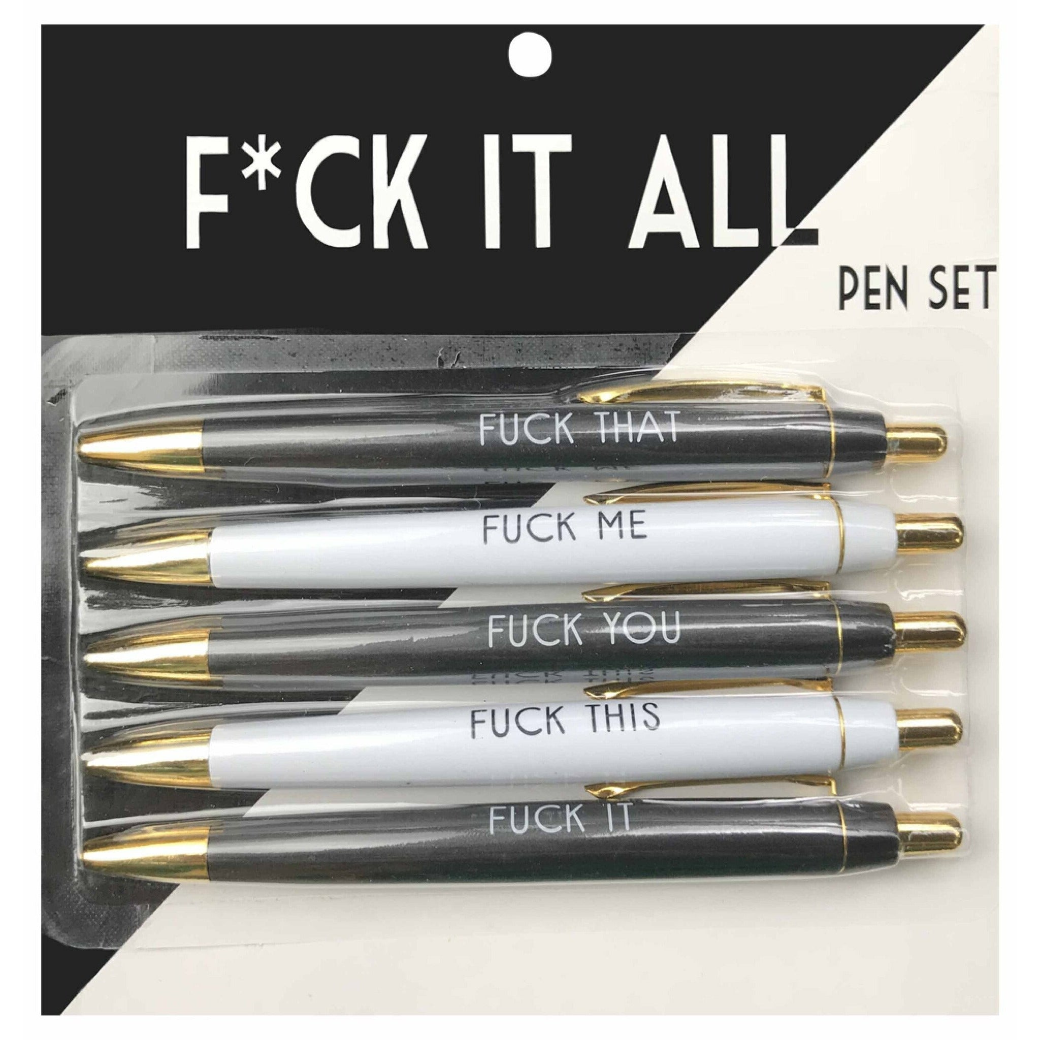 Welcome to the Shit Show Pens Set The Pretty Hot Mess