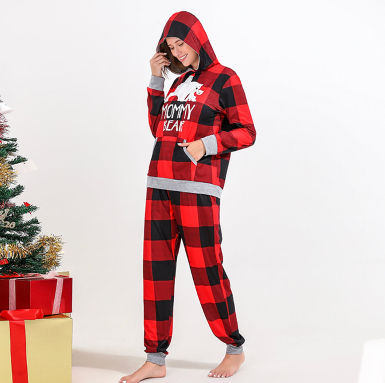 Matching Family Christmas Hooded PJS
