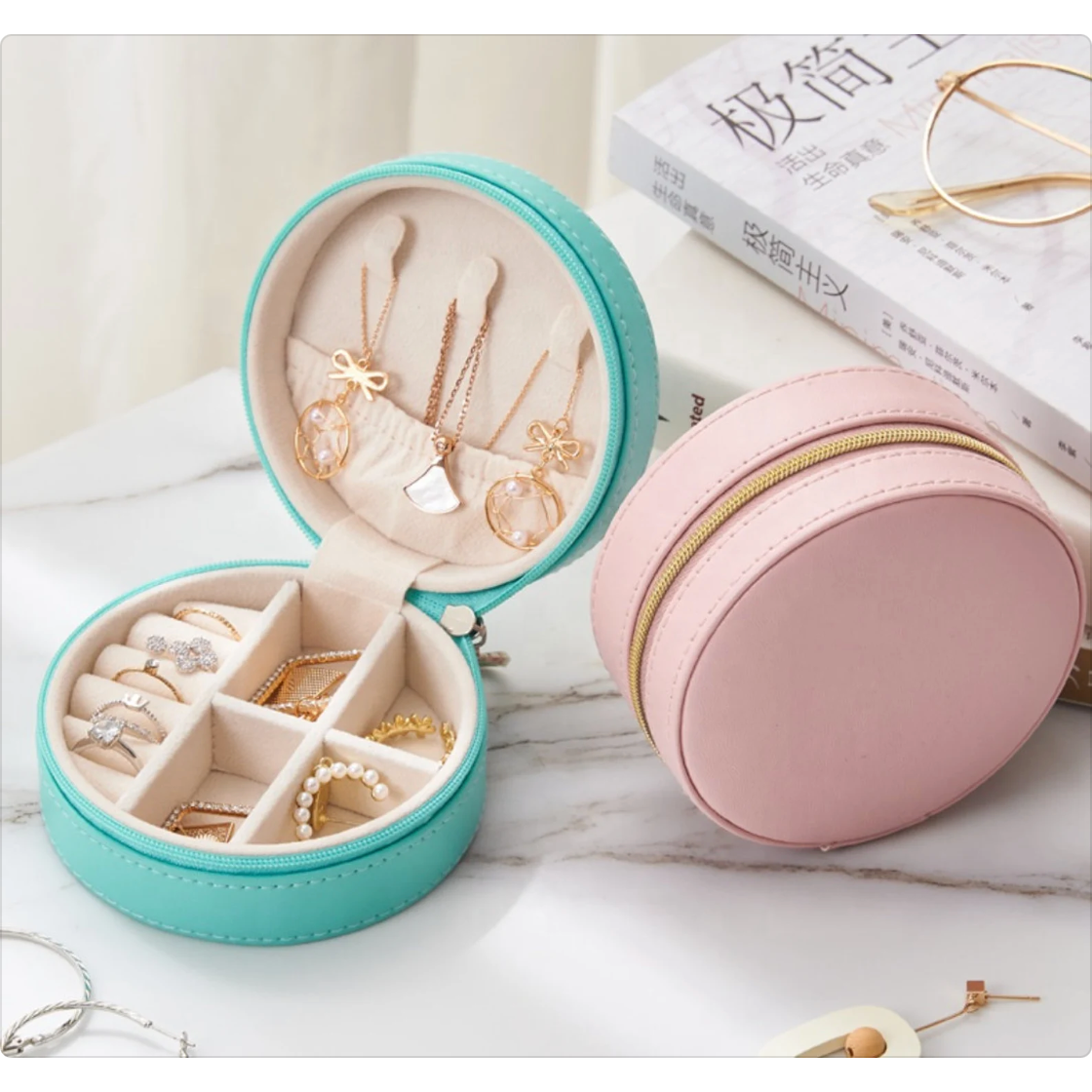 Round Jewelry Box