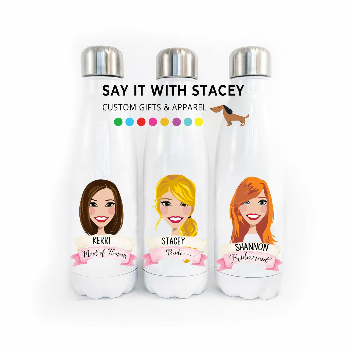 Water Bottle {Total customization} - photos, images, text etc