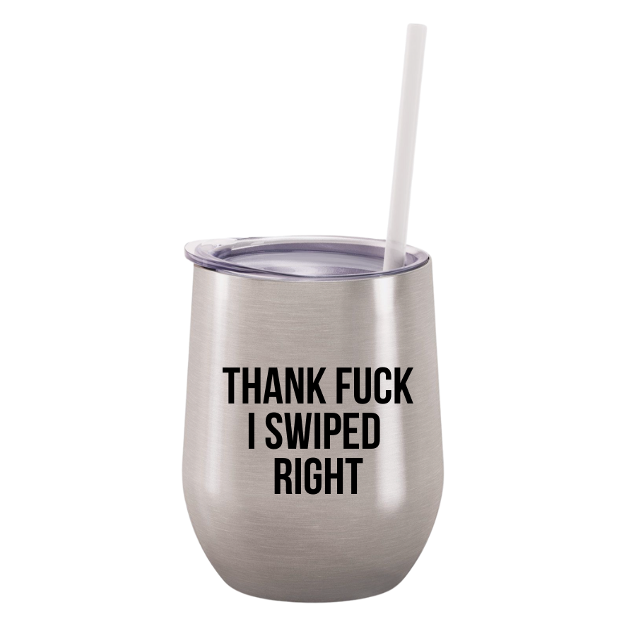Thank Fuck Wine Tumbler