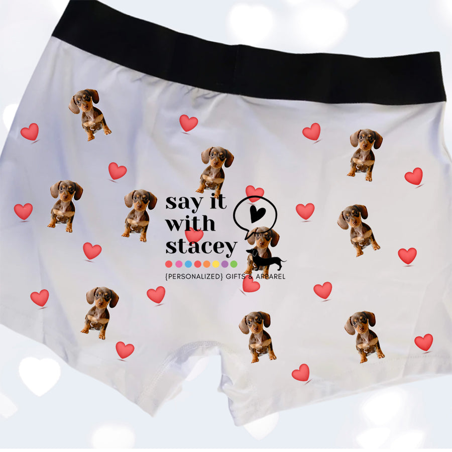 Your Dog on Boxers  Personalised Dog Boxer Shorts – Super Socks