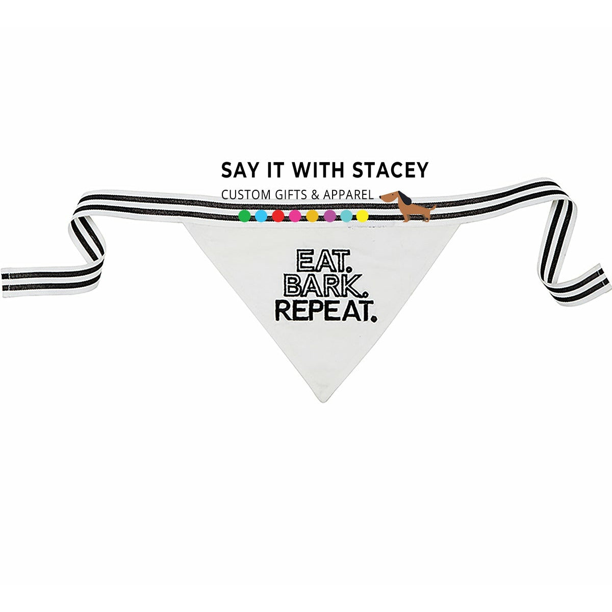 One size pet bandana