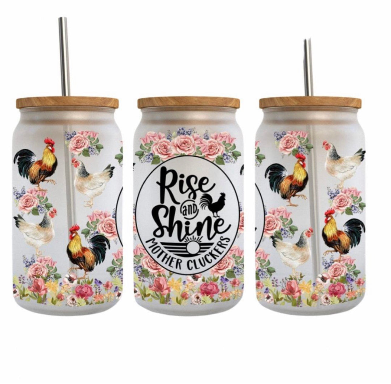 Rise and Shine Glass Tumbler