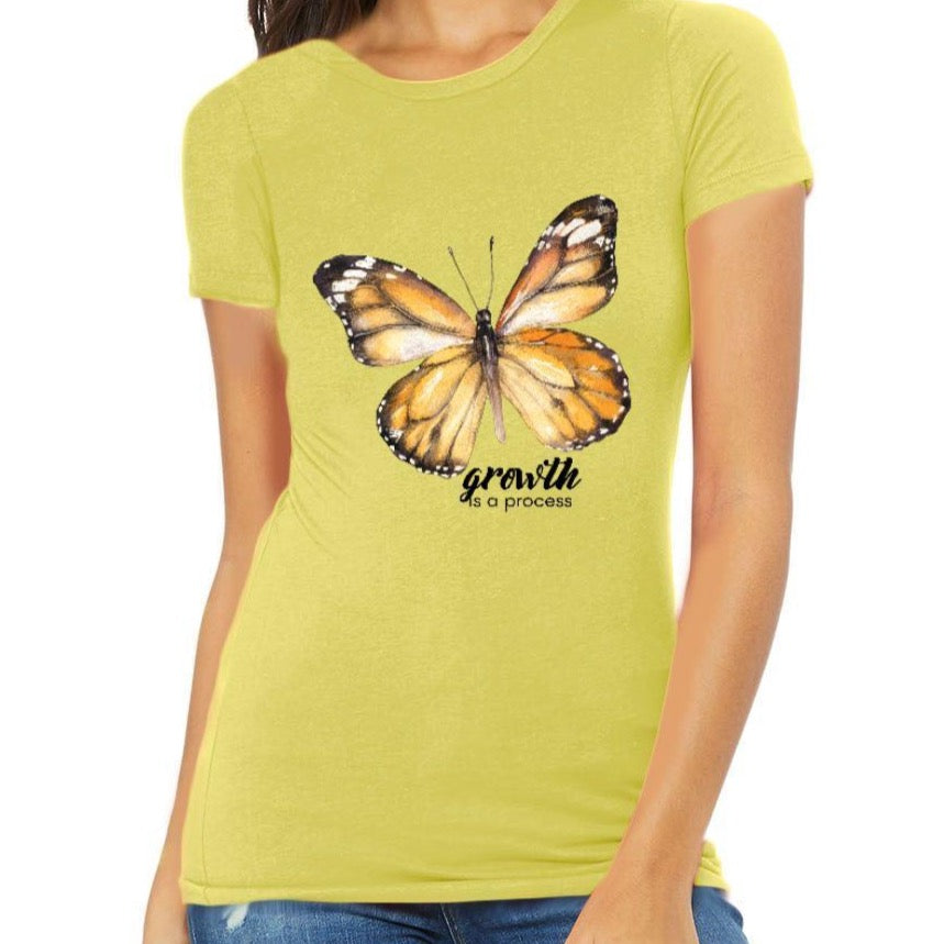 Growth is a process 🦋 Tee